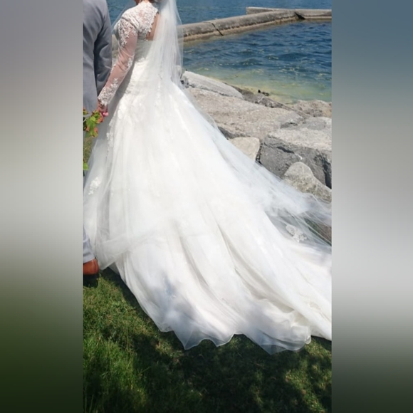 Sophia Tolli- Ivory Blush Wedding Gown for Sale - Picture 4 of 16